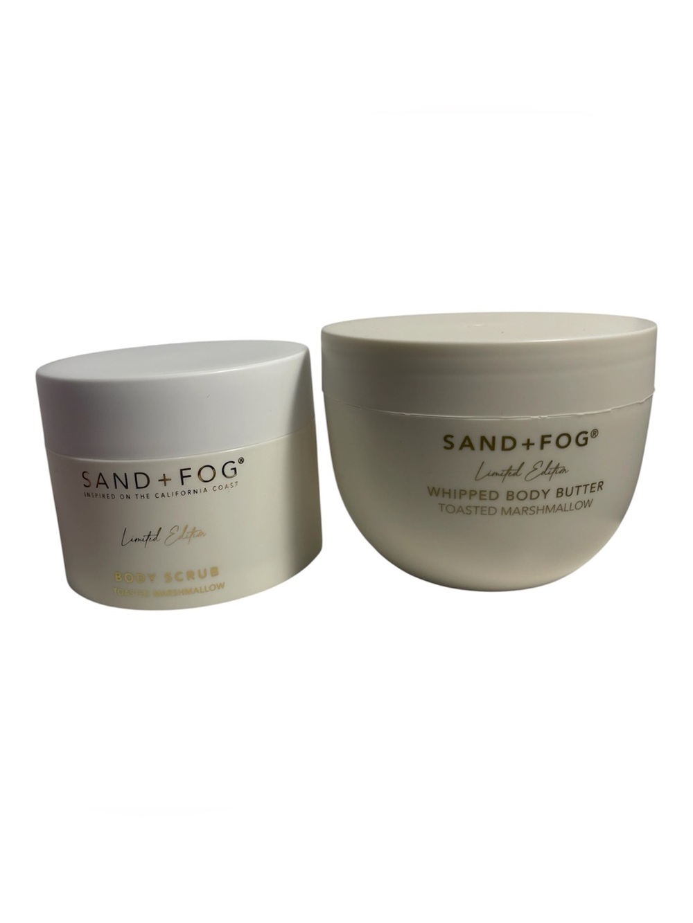 Sand + Fog “Toasted Marshmallow” LIMITED EDITION Body Scrub/Butter Set - NWT**